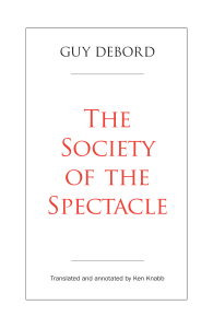 The Society of the Spectacle (PM edition)